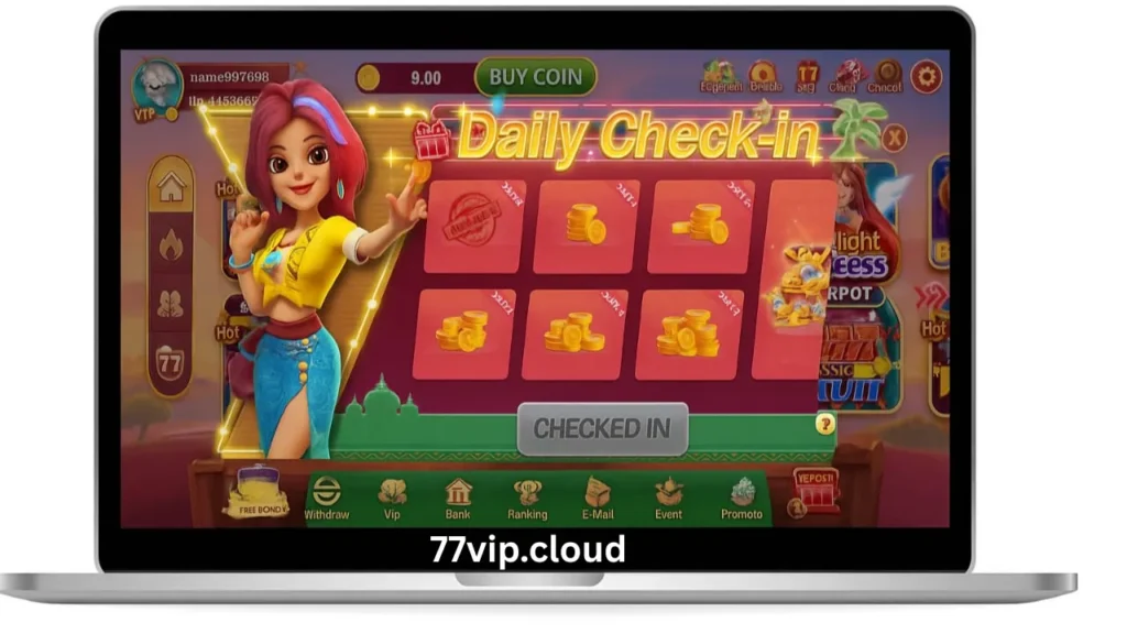Daily Check in Bonus for players