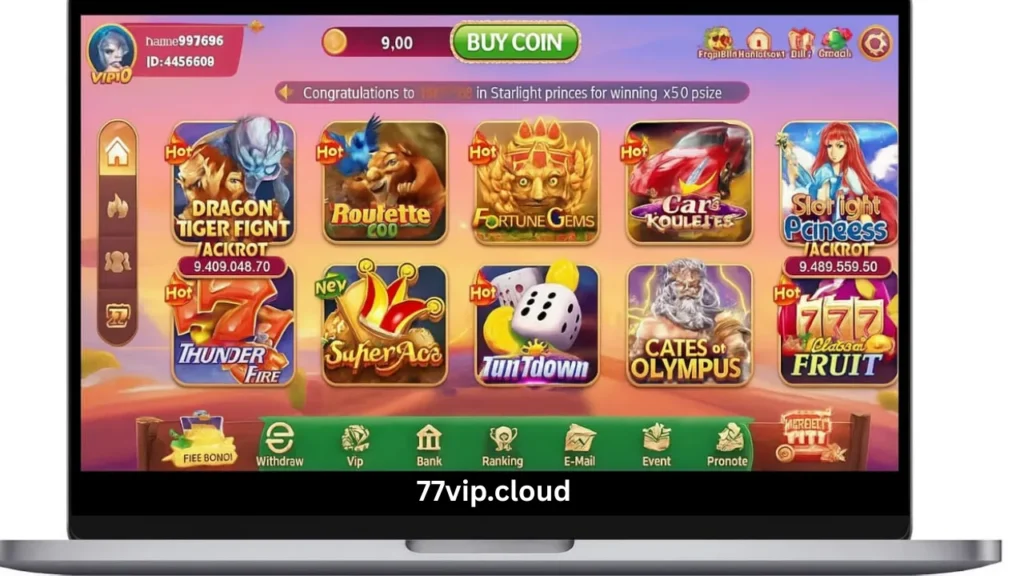 77 Game APK Homepage